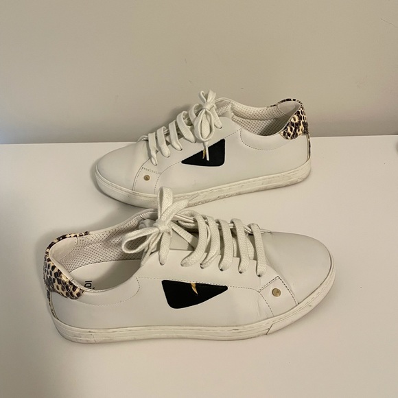 Fendi women’s white monster sneaker in size 37 - Picture 2 of 12